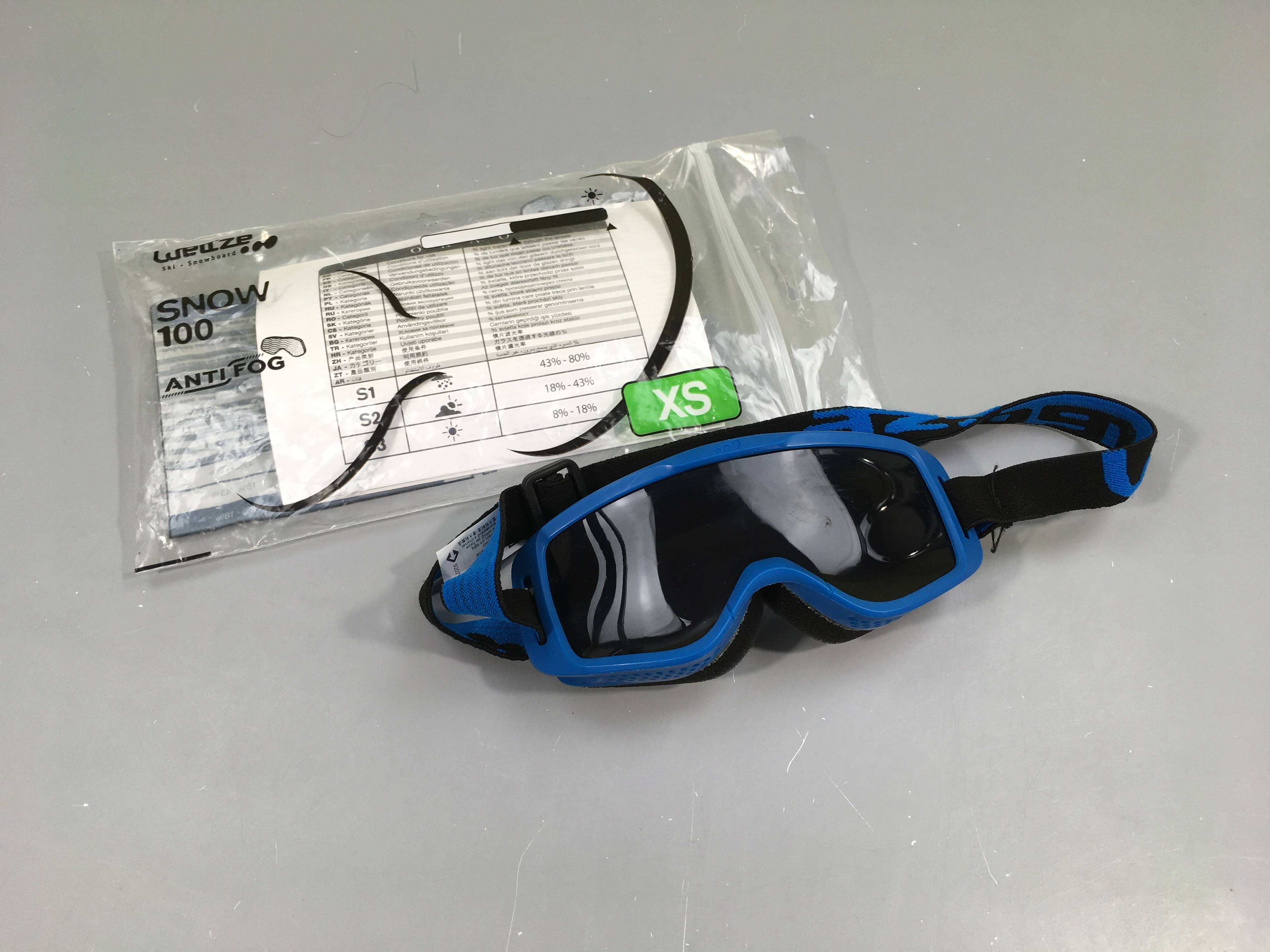 Masque de ski bleu Wed'ze S3