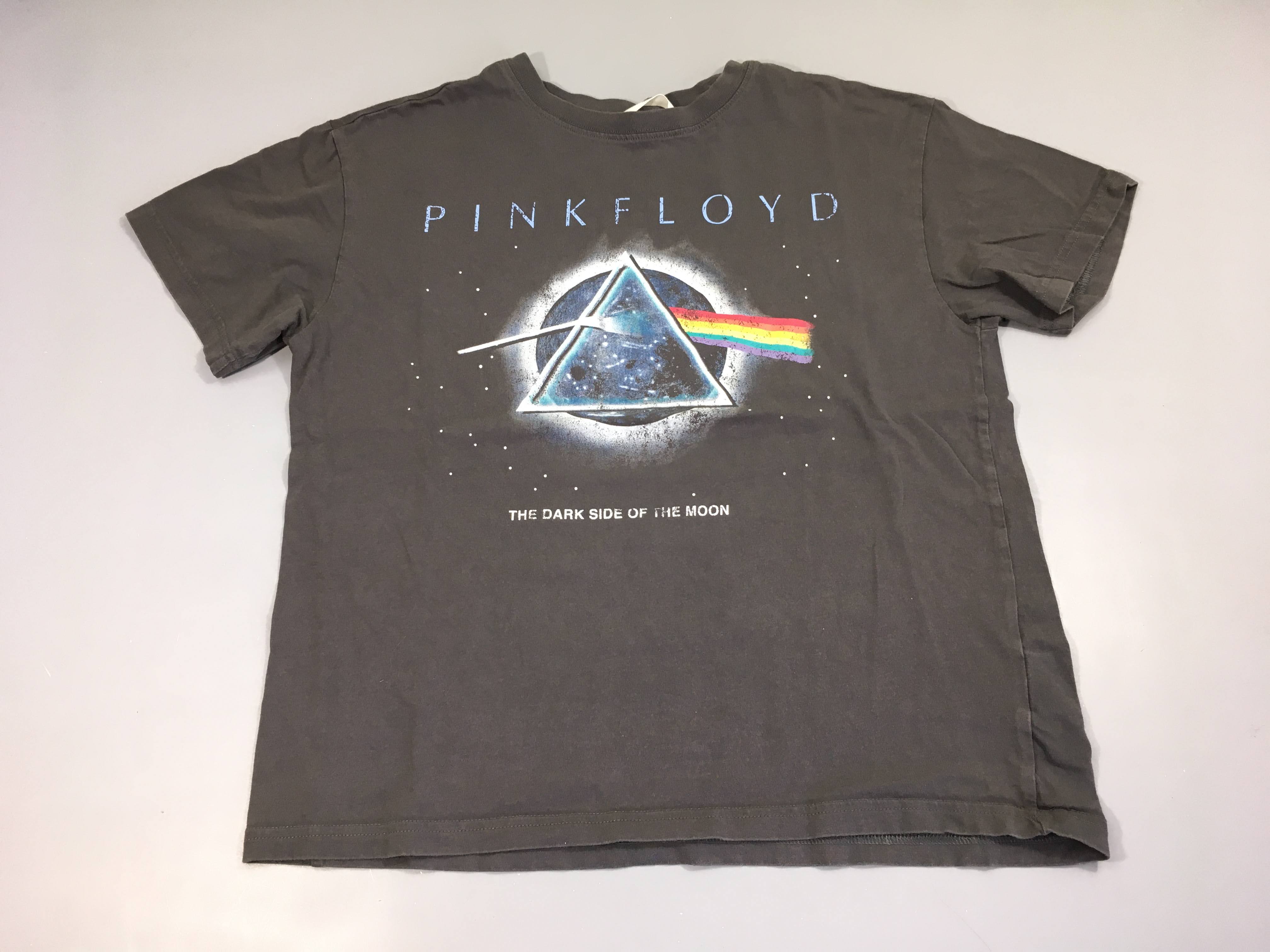 T-shirt m.c oversized gris foncé Pink Floyd