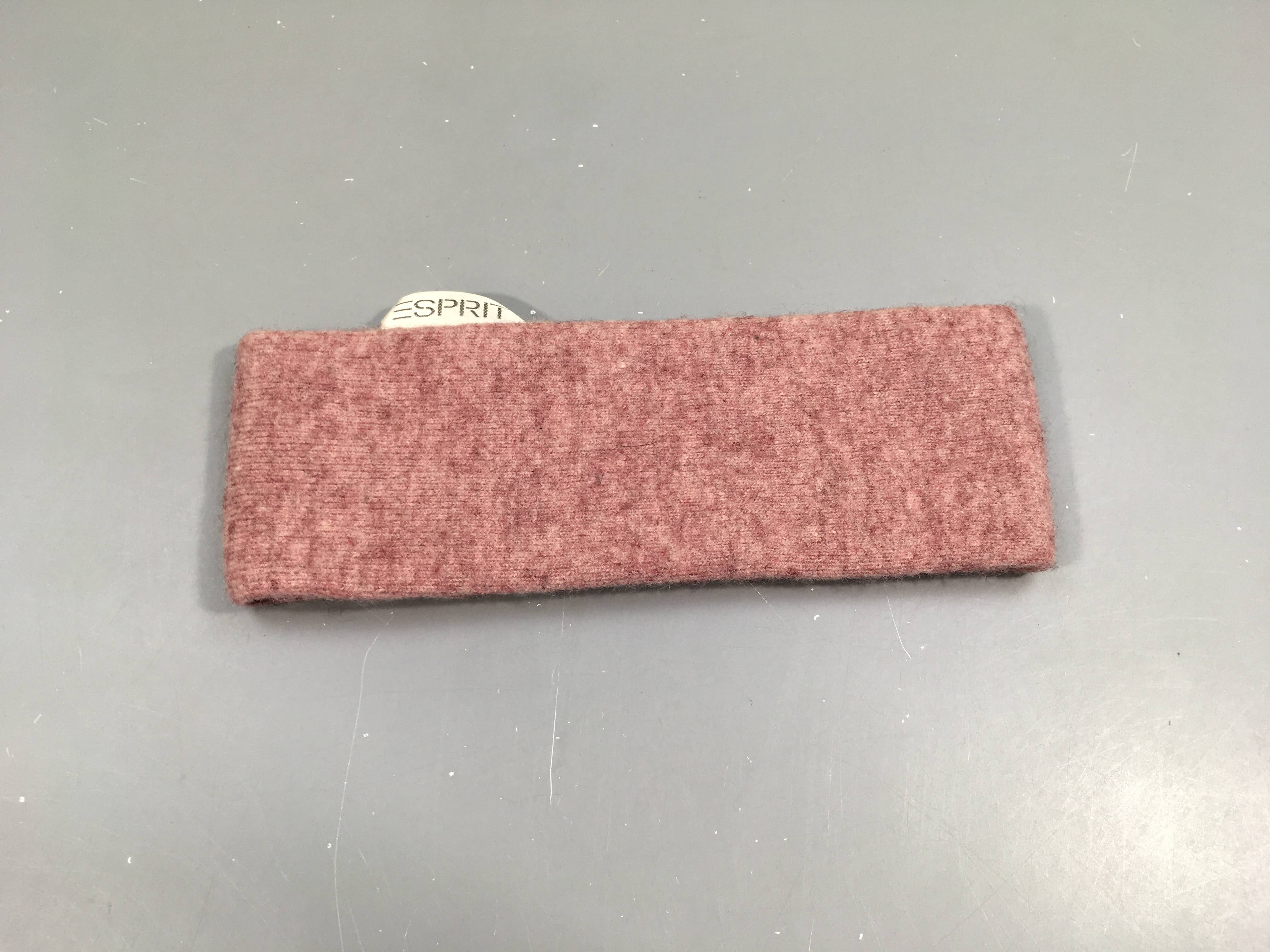 Bandeau rose chiné Laine