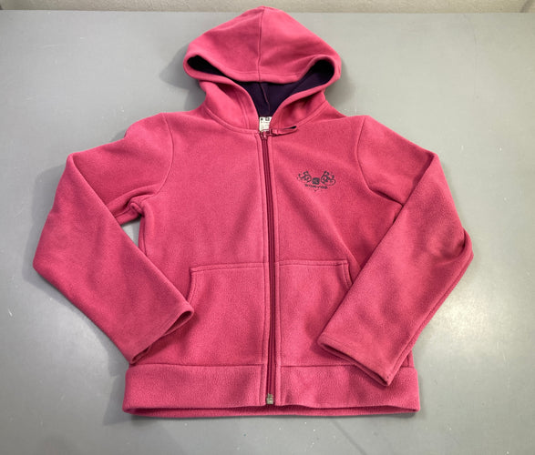 Polar zippé fuchsia, moins cher chez Petit Kiwi