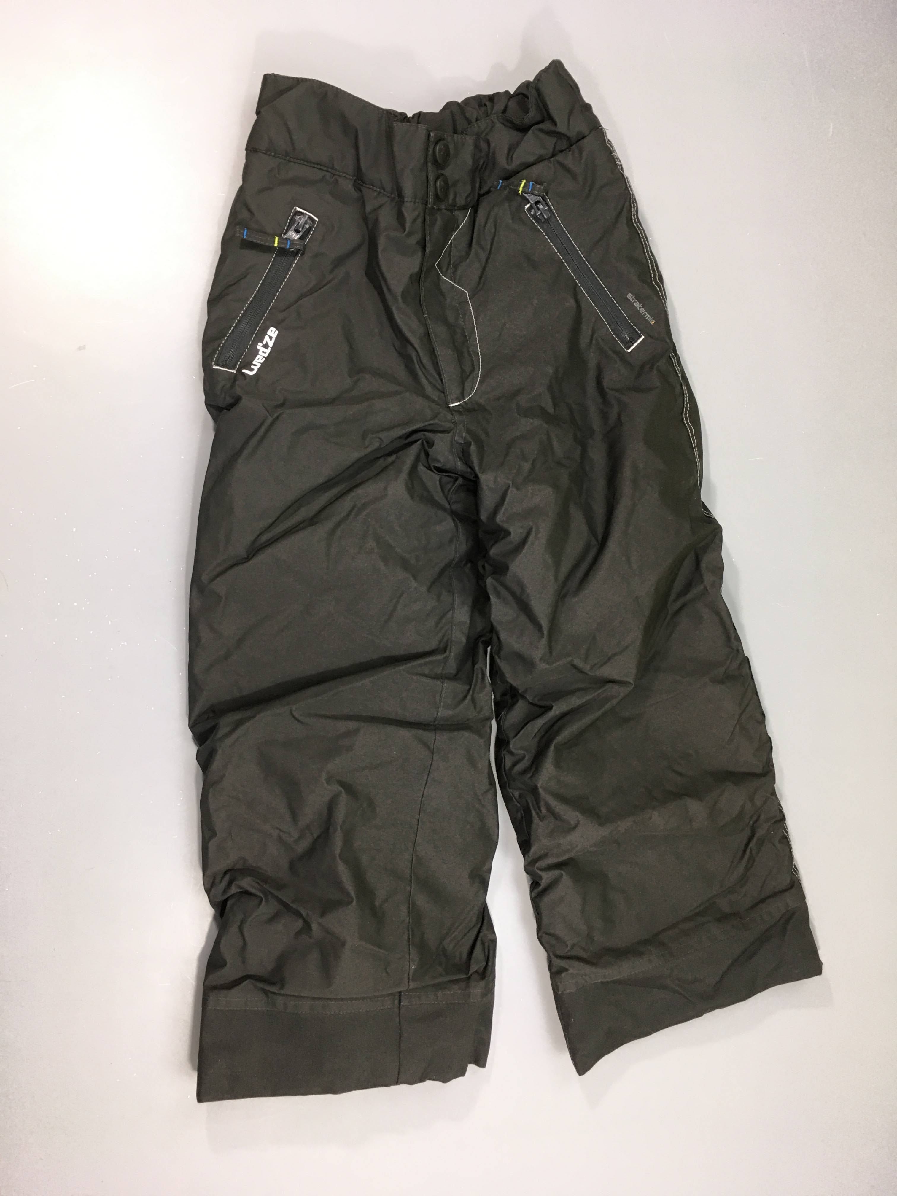Pantalon de ski noir Wed'ze-Bas légèrement abîmé