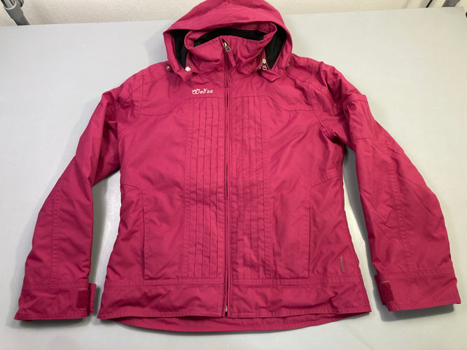 Veste ski fuchsia zippée à capuche Wed'ze 36, moins cher chez Petit Kiwi