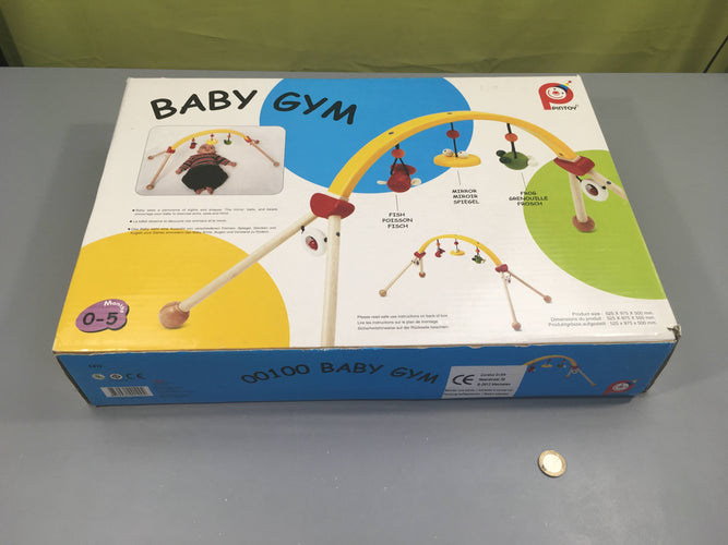 Portique d'activité en bois Baby Gym, moins cher chez Petit Kiwi