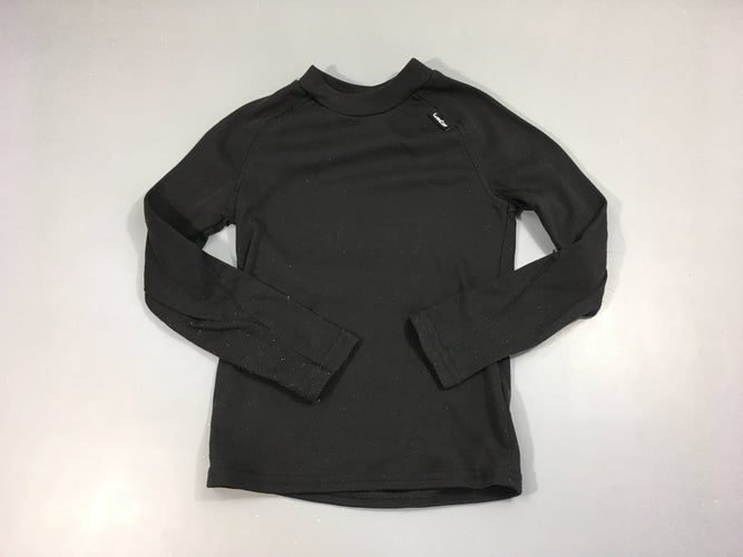 Sous-vêtement thermique t-shirt noir wed'ze, bouloché, moins cher chez Petit Kiwi