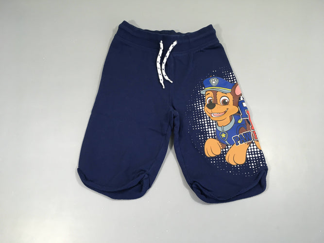 Bermuda molleton bleu foncé Pat'patrouille, moins cher chez Petit Kiwi