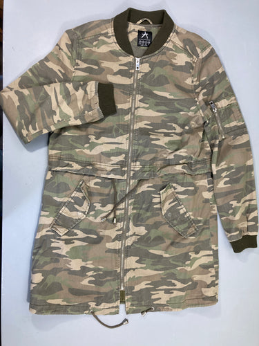 Veste effet camouflage kaki 38, moins cher chez Petit Kiwi