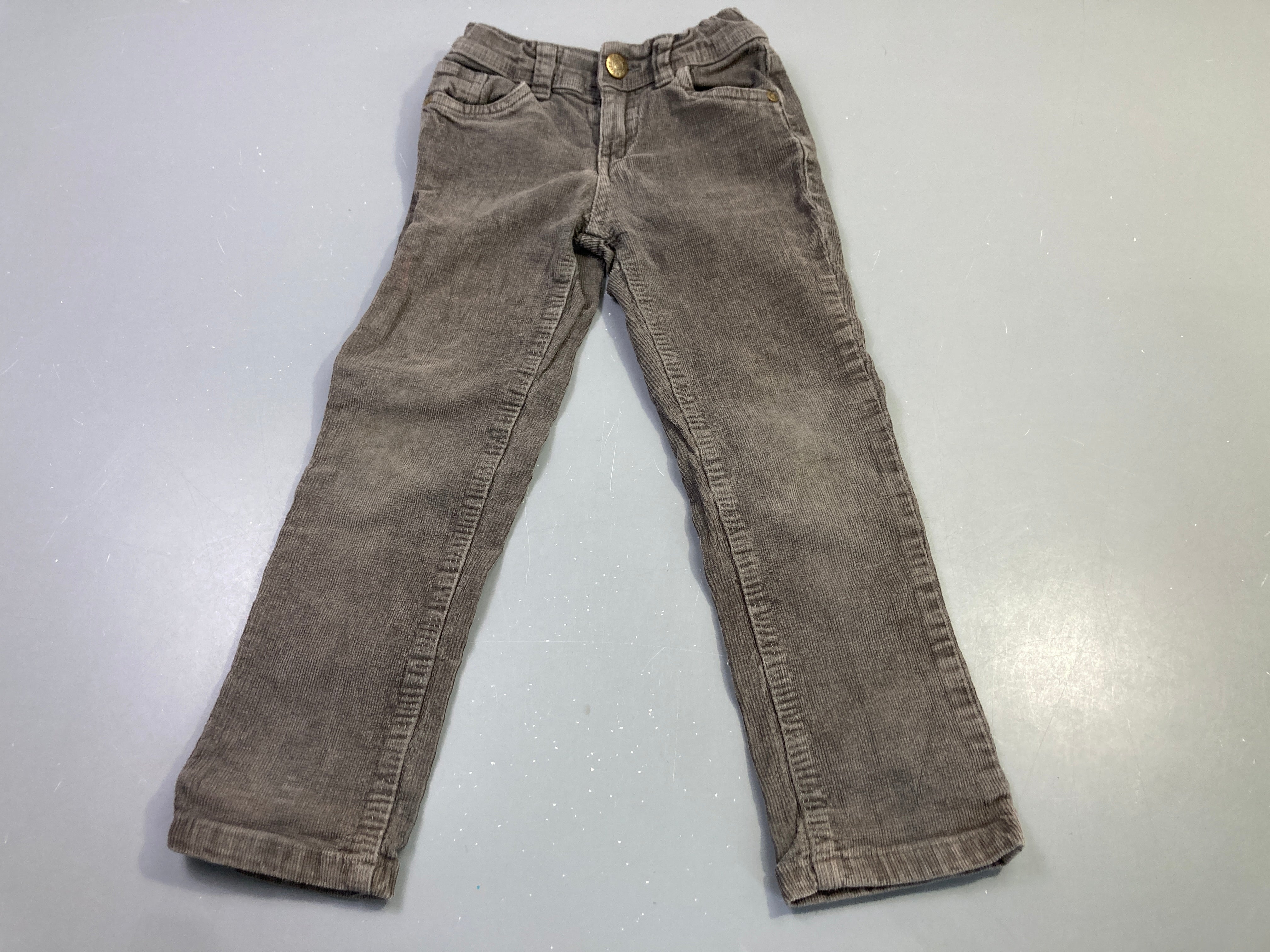 Pantalon velours côtelé graige