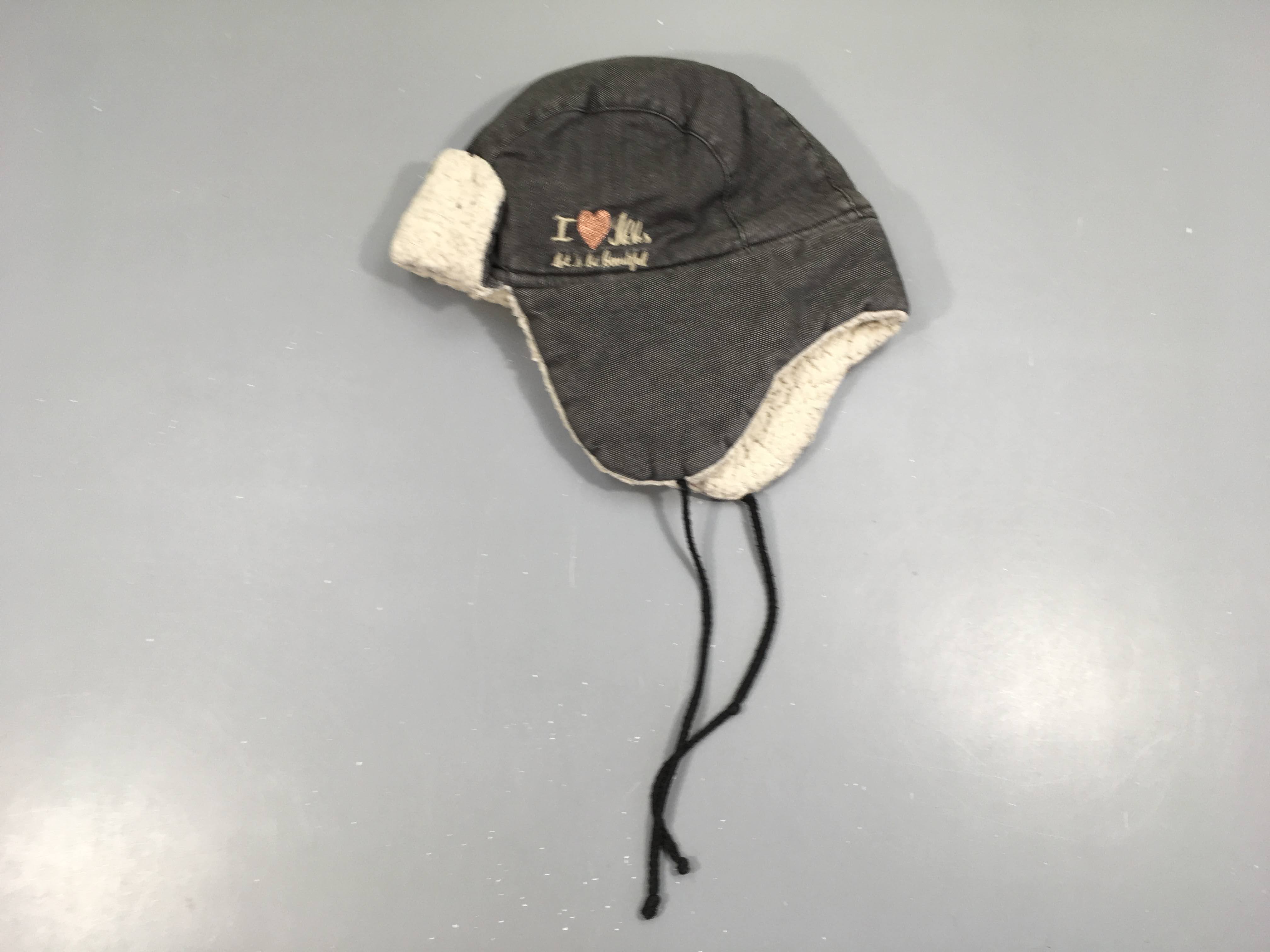 Chapka grise doublure moutonnée