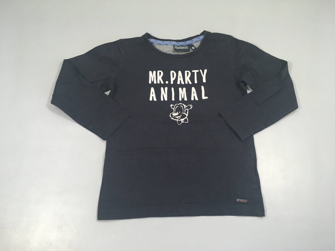 T-shirt m.l bleu marine Mr Party Animal, moins cher chez Petit Kiwi