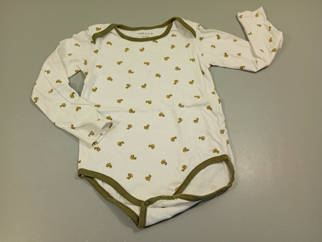 Body m.l blanc , tracteurs, moins cher chez Petit Kiwi