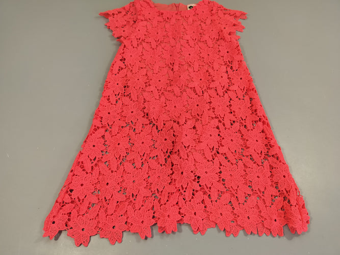 Robe m.c dentelle rose, moins cher chez Petit Kiwi