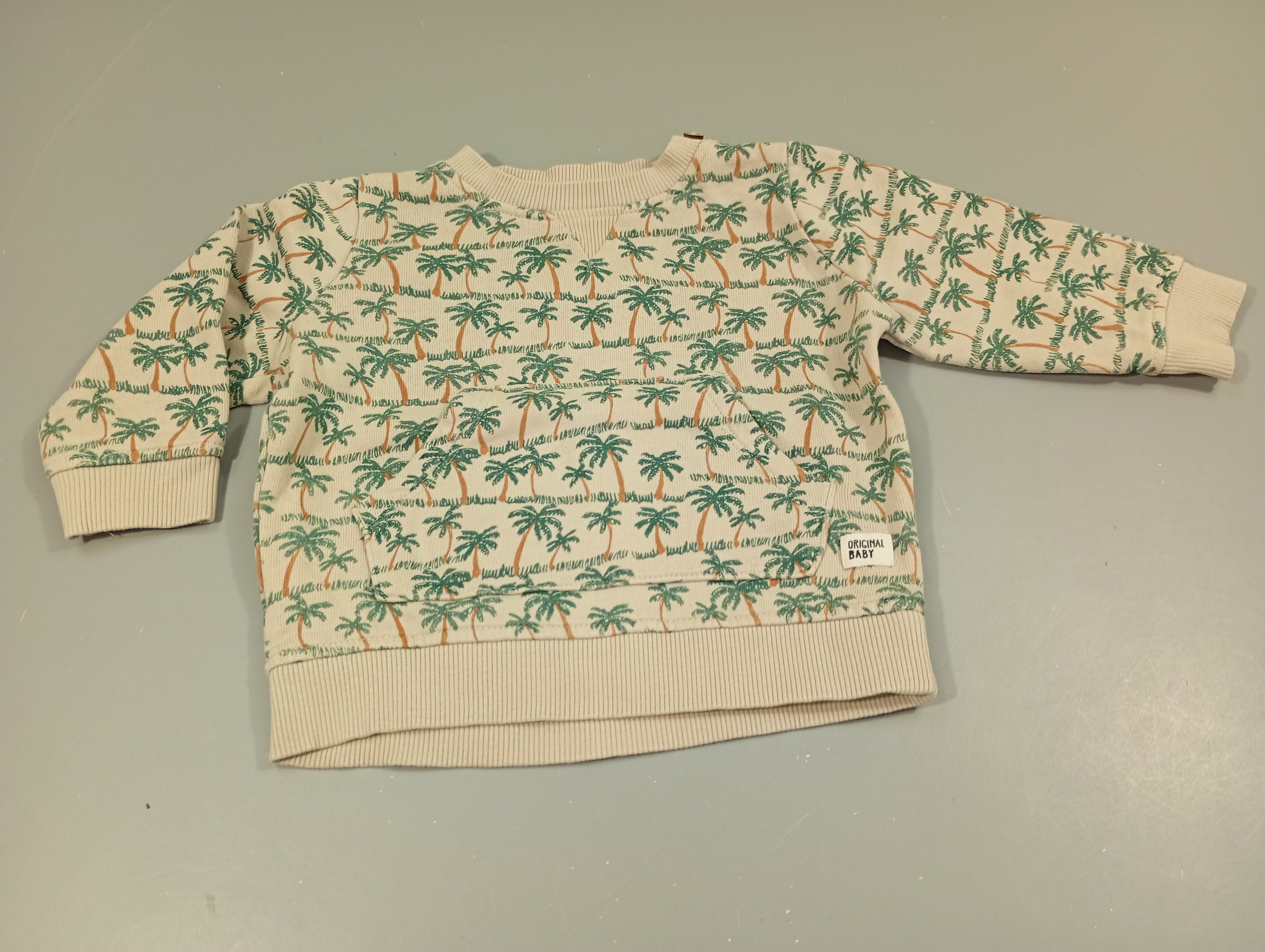 Sweat greige, palmiers