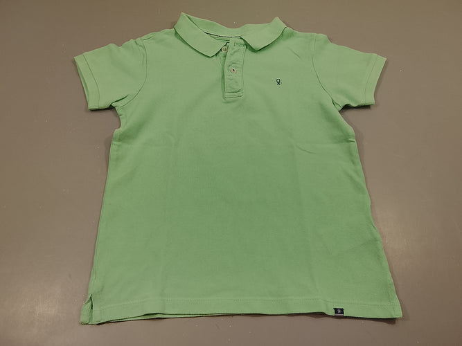 Polo m.c vert clair "ok", moins cher chez Petit Kiwi