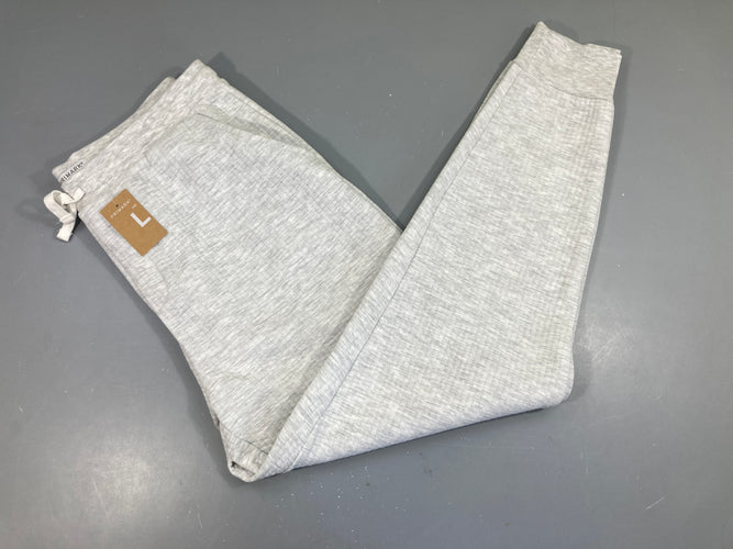 Neuf-Pantalon de training gris clair texturé, moins cher chez Petit Kiwi