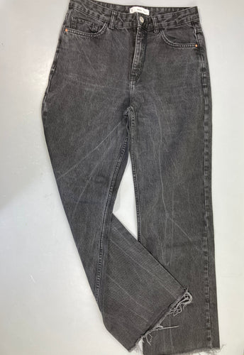 Jeans anthracite effet effiloché 42, moins cher chez Petit Kiwi