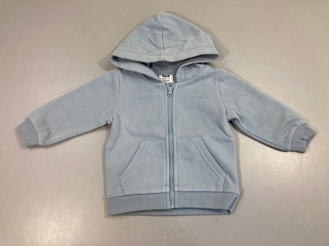 Sweat zippé bleu à capuche petit prince, moins cher chez Petit Kiwi