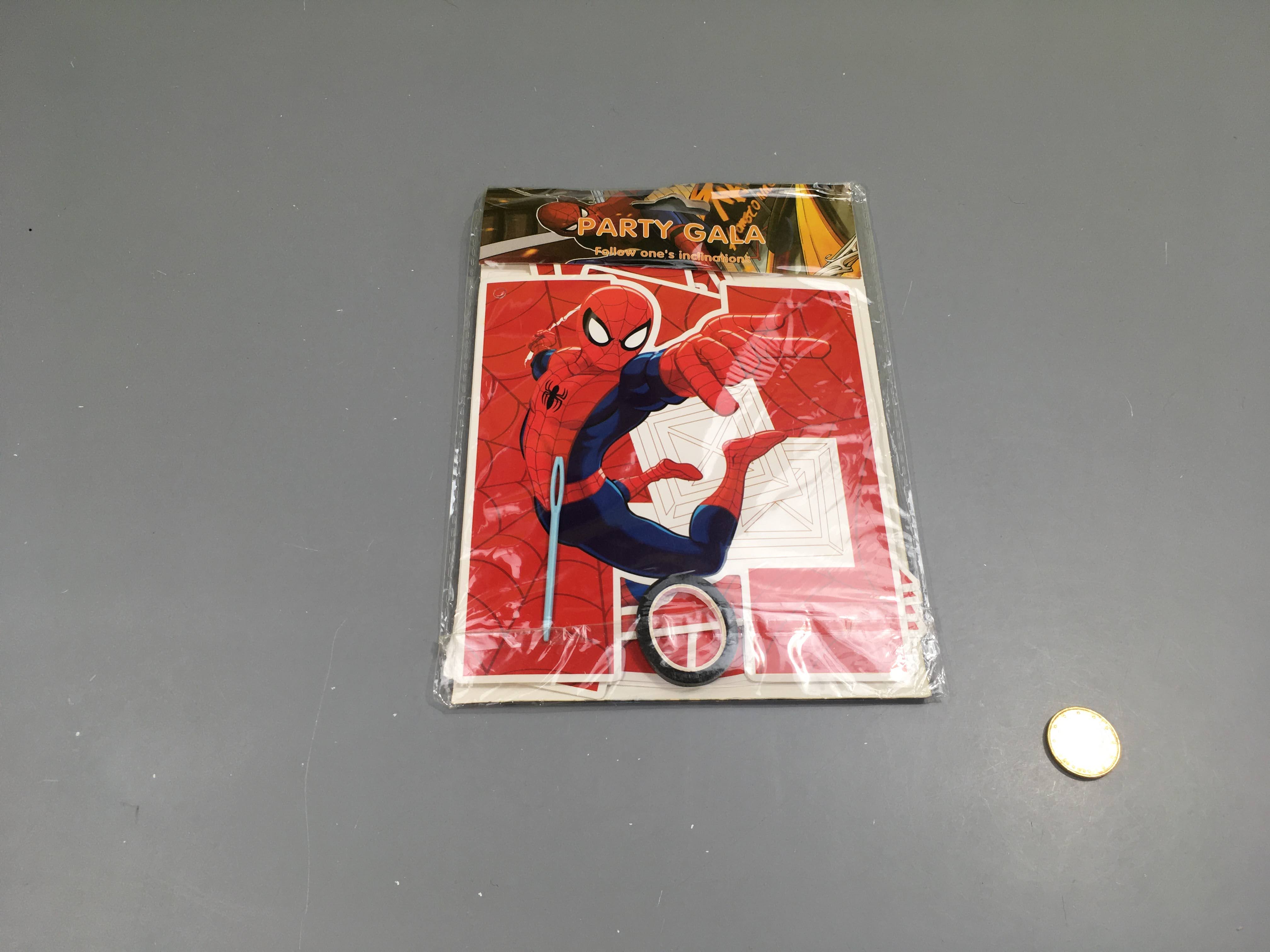 NEUF Guirlande d'anniversaire Spiderman