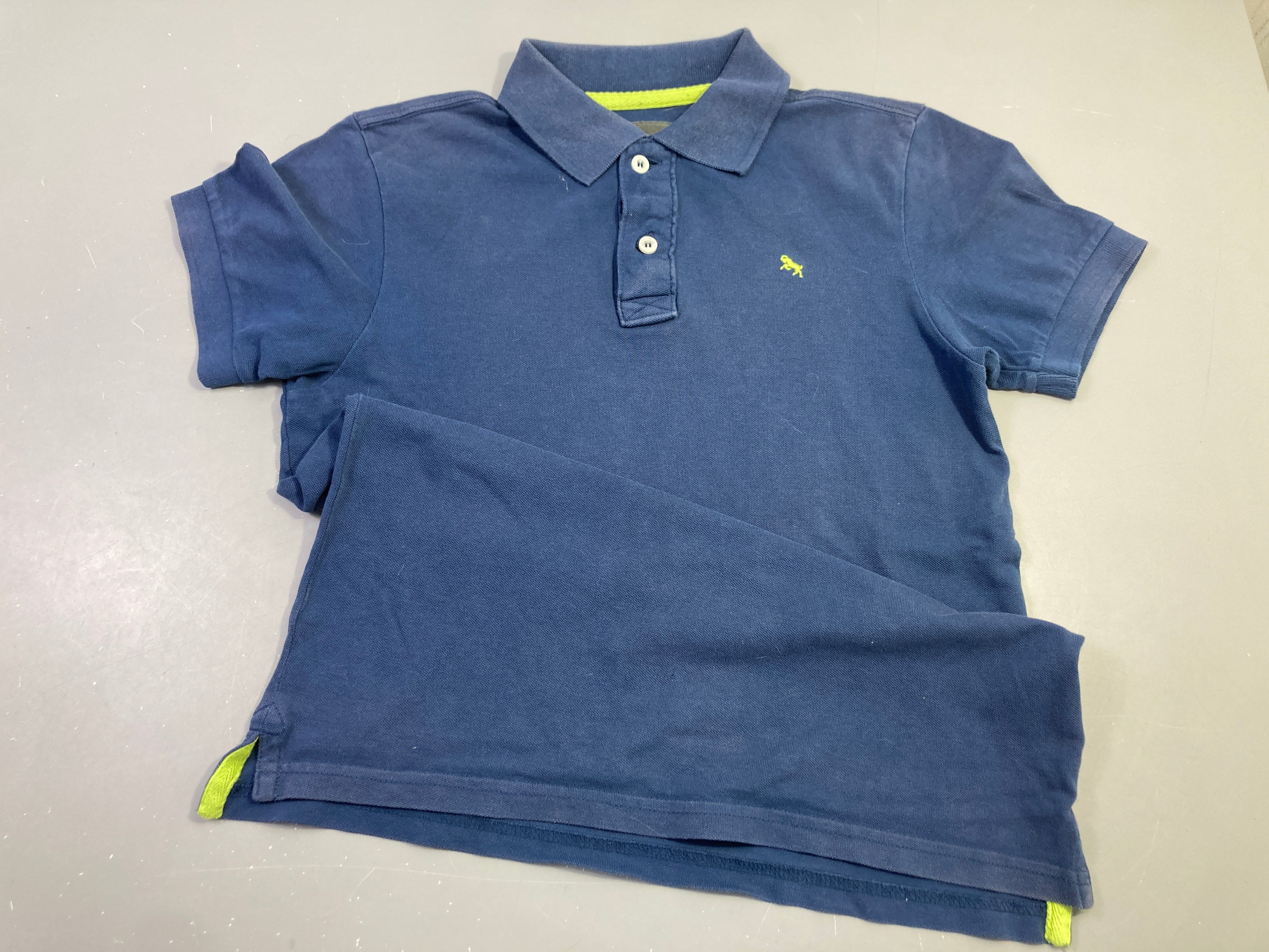 Polo m.c bleu
