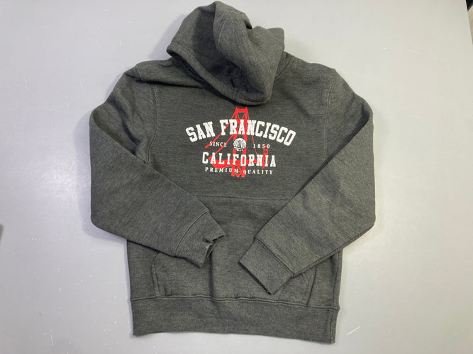 Sweat  à capuche gris foncé , san francisco, Lane seven apparel, moins cher chez Petit Kiwi