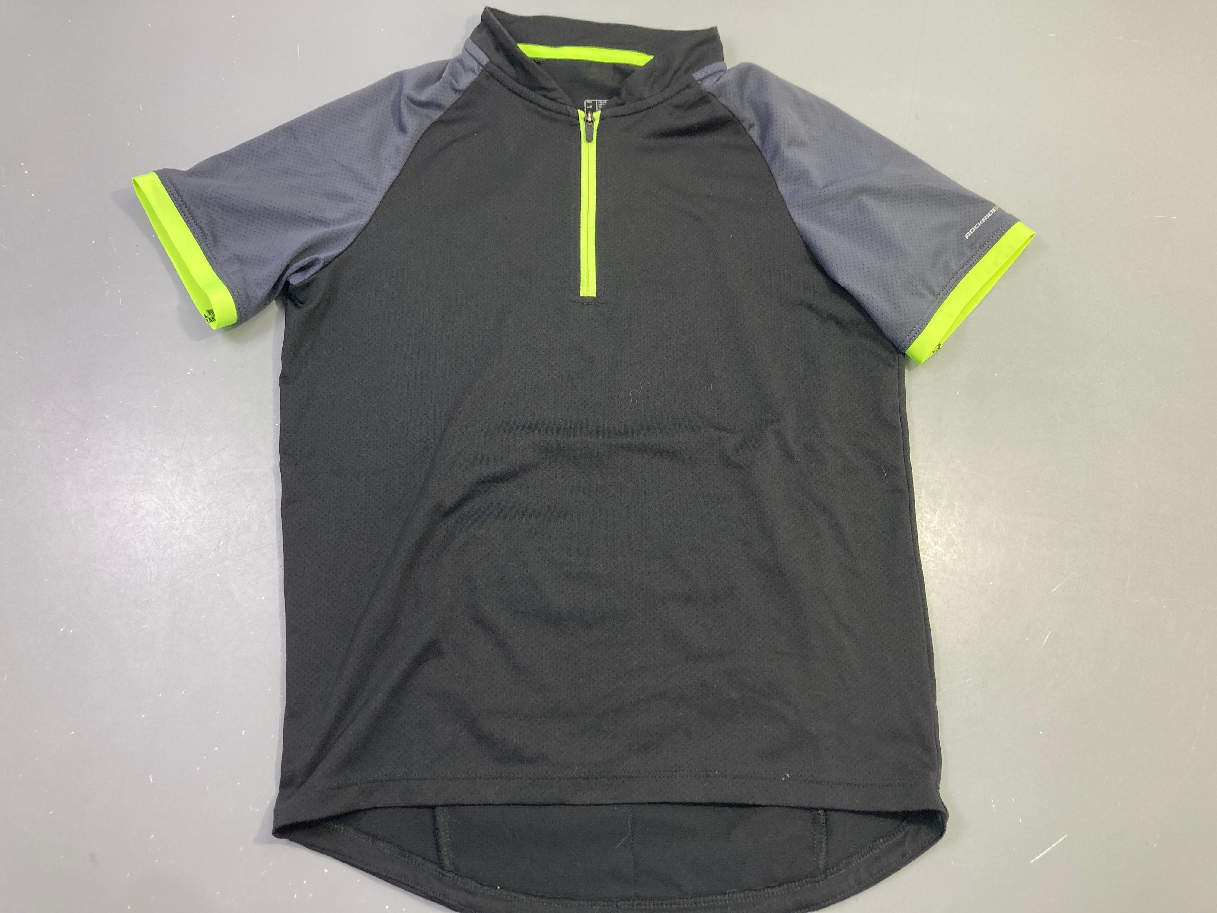 T-shirt m.c noir vélo, inscription dos 8 LEOPOLD