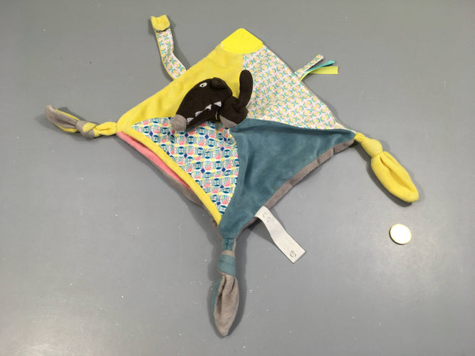 Doudou plat P'tit loup, moins cher chez Petit Kiwi