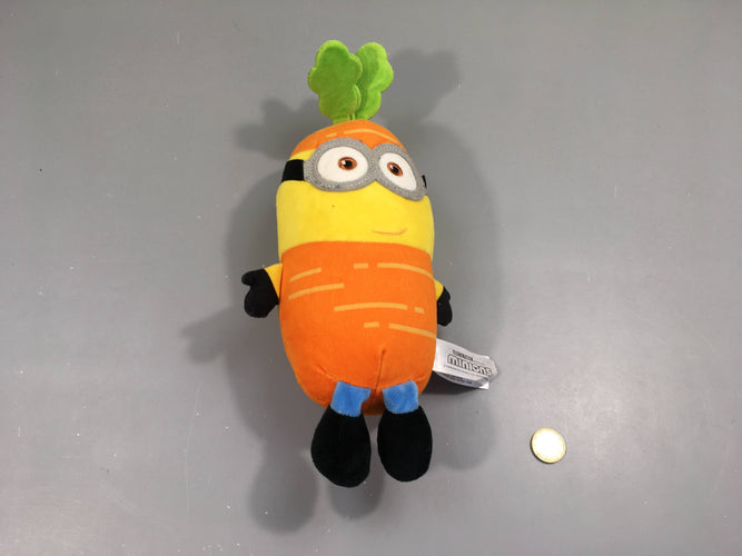 Peluche Minion carotte, moins cher chez Petit Kiwi