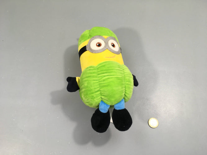 Peluche Minion poivron, moins cher chez Petit Kiwi