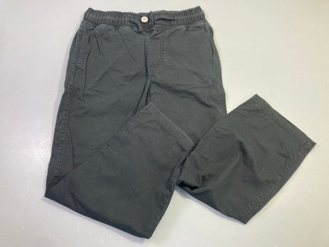 Pantalon loose toile noire, moins cher chez Petit Kiwi