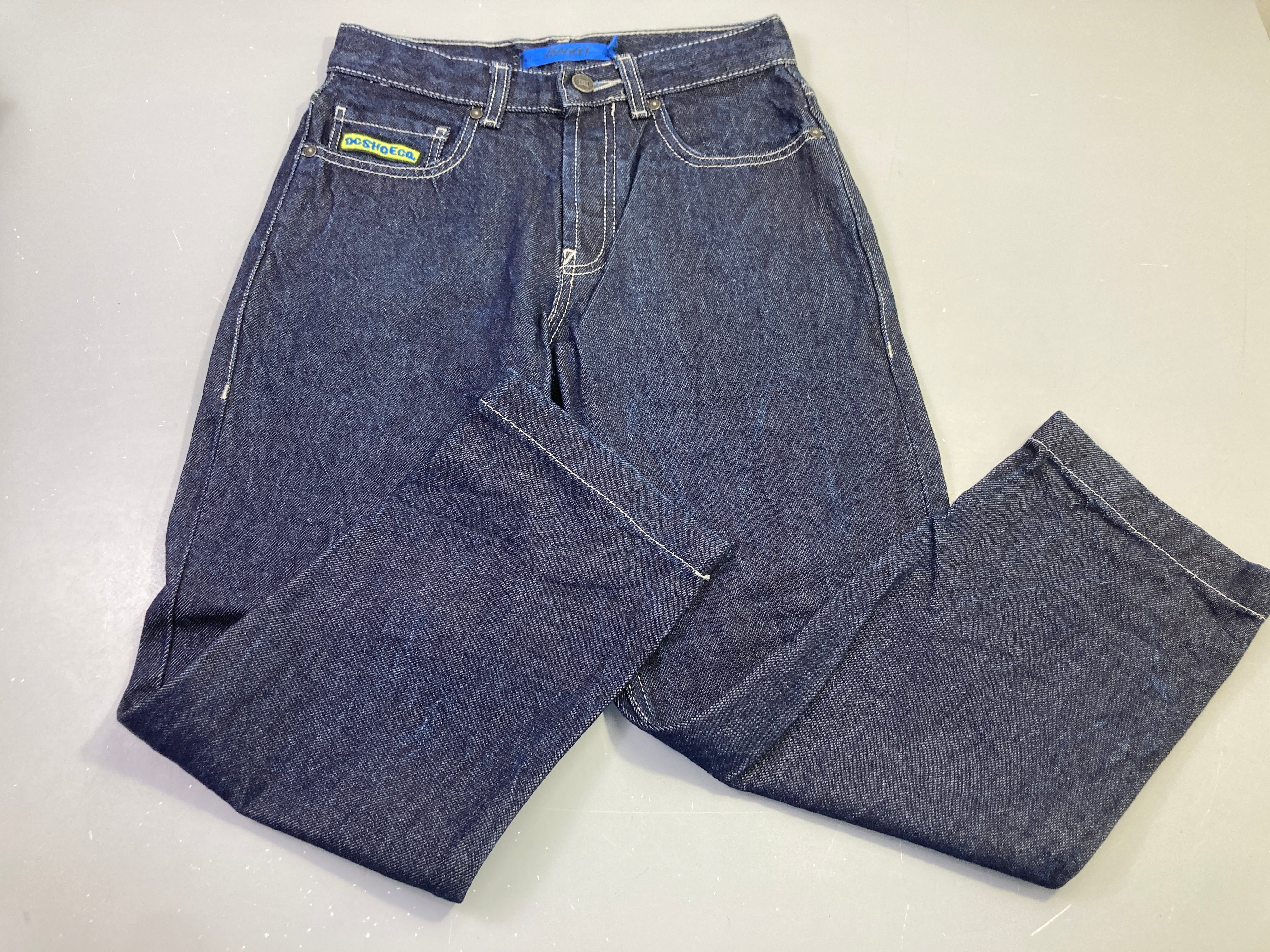 Jean brut bleu baggy, Dcshoeco
