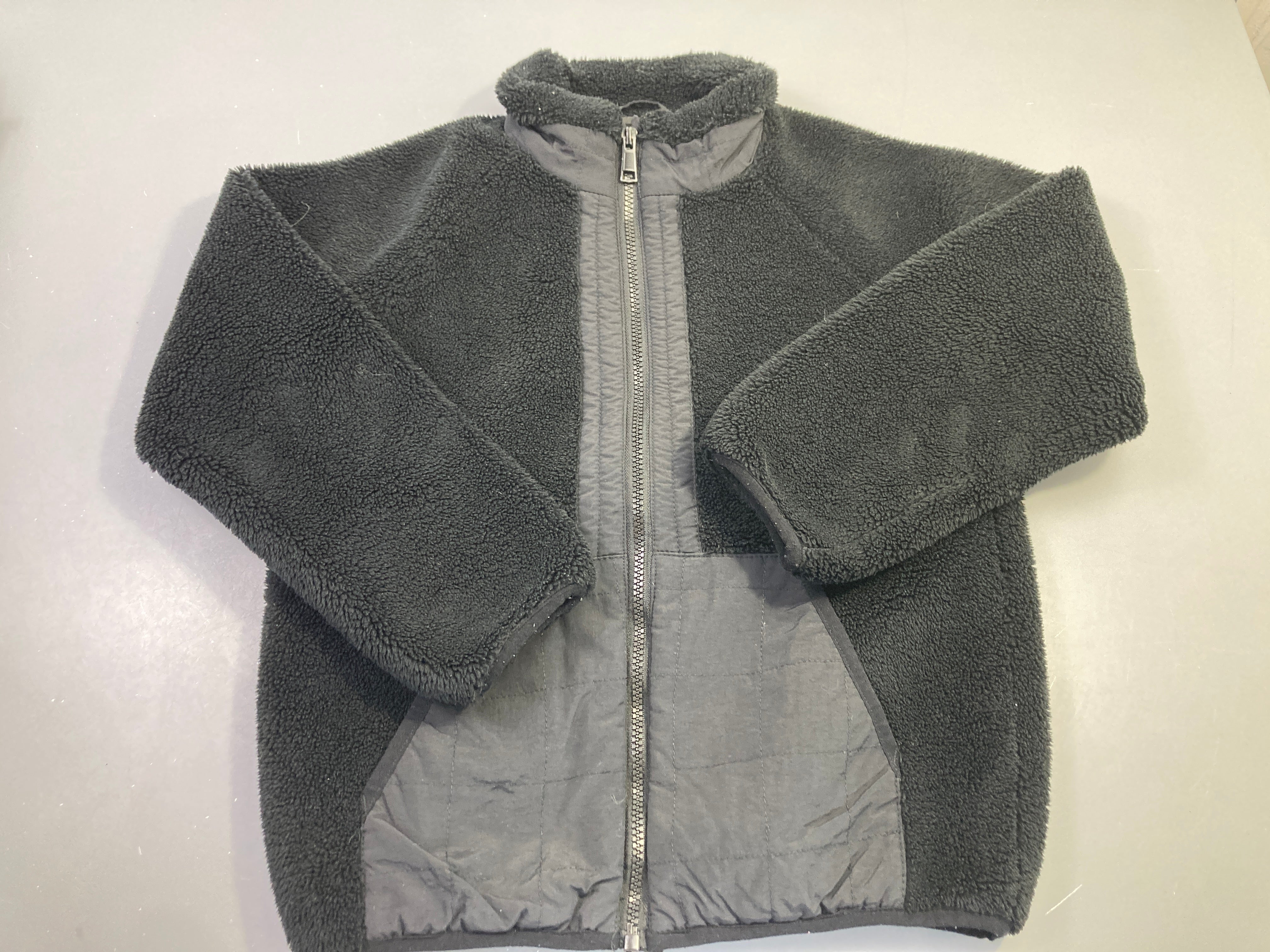 Sweat zippé polar noir