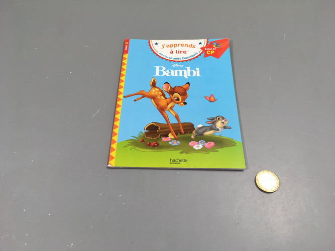 J'apprends à lire avec les grand classiques, Bambi, moins cher chez Petit Kiwi
