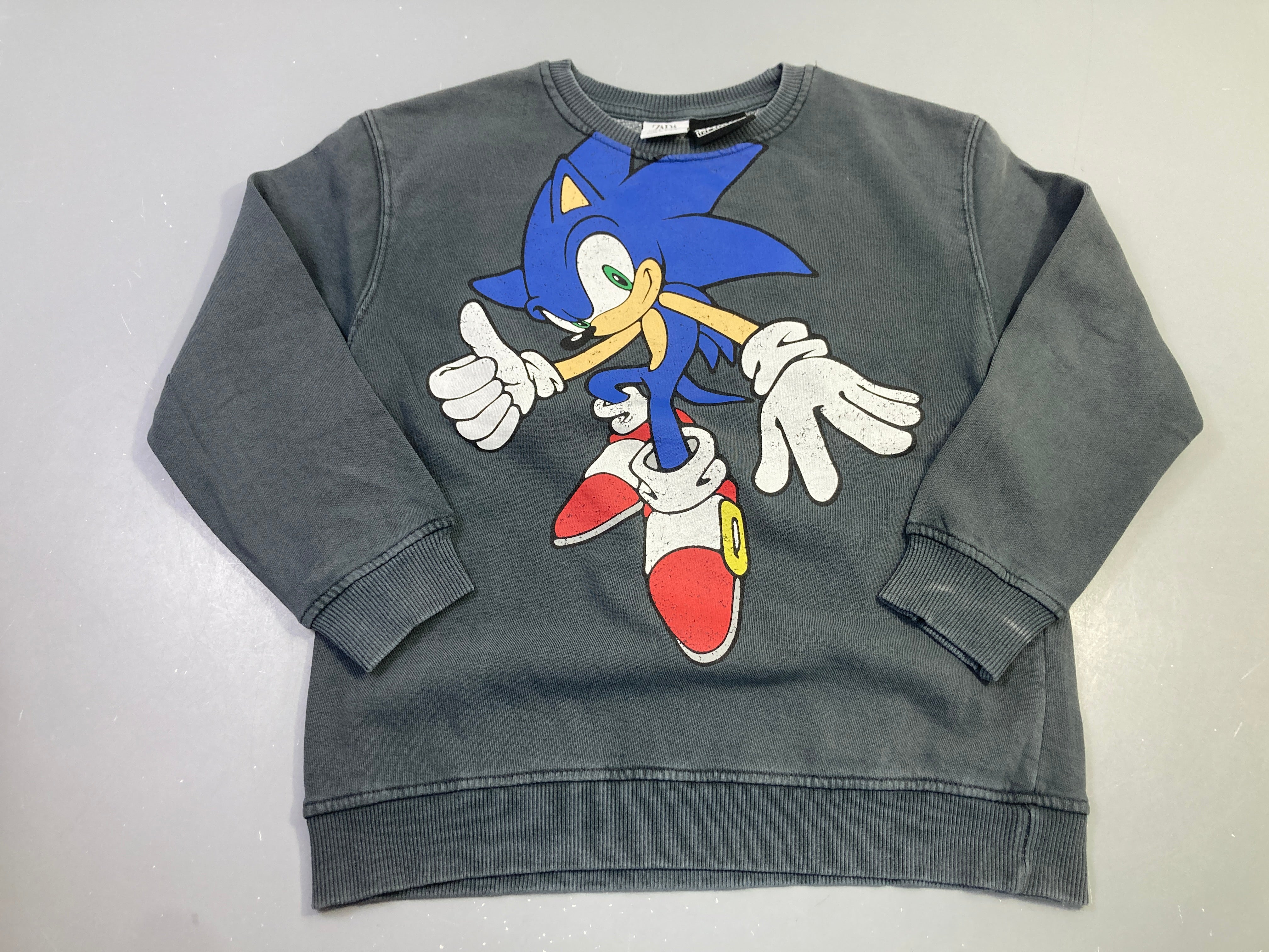 Sweat gris foncé Sonic