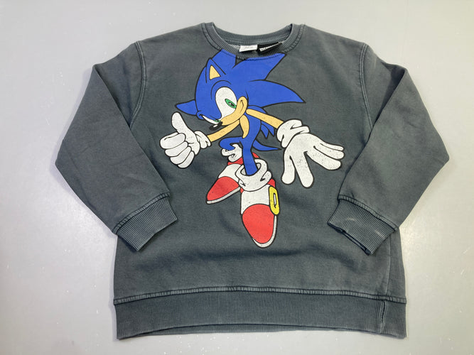 Sweat gris foncé Sonic, moins cher chez Petit Kiwi