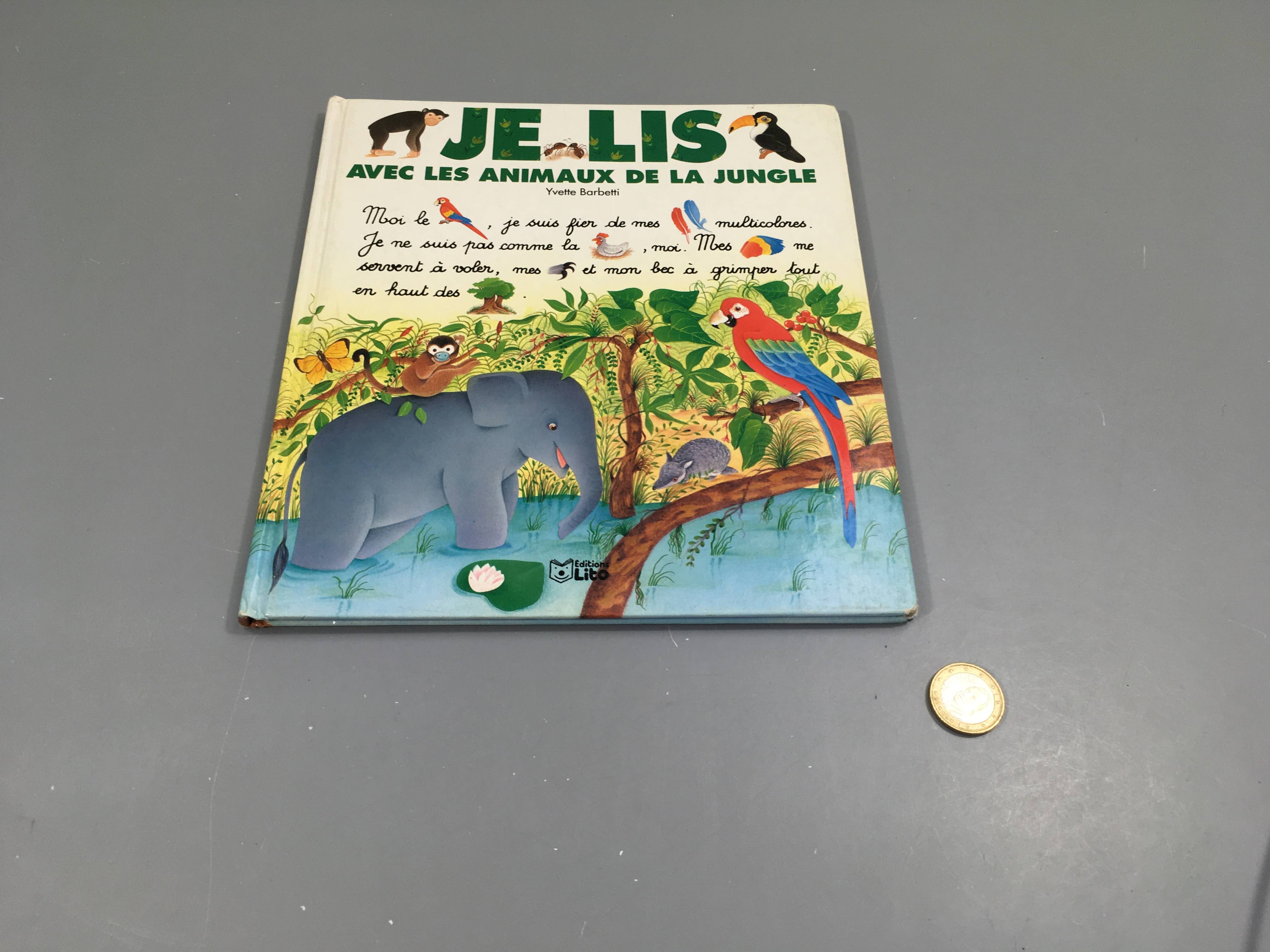 Je lis avec les animaux de la jungle