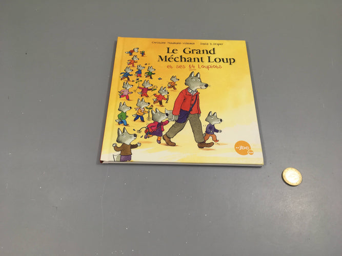 Le grand méchant loup et ses 14 loupiots, moins cher chez Petit Kiwi