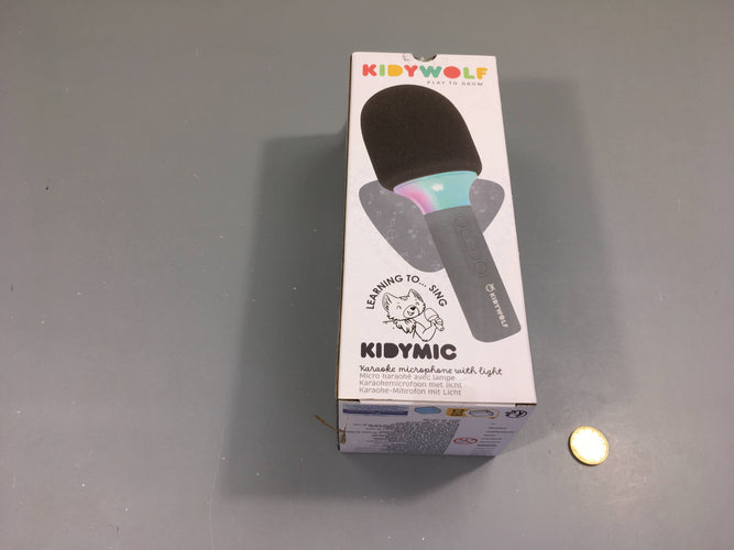 Kidywolf micro karaoké avec lampe, 4+ fonctionne, moins cher chez Petit Kiwi