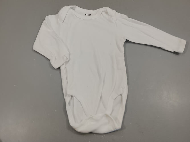 Body m.l blanc, moins cher chez Petit Kiwi
