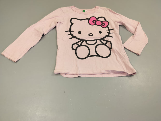 T-shirt m.l rose clair Hello  Kitty, moins cher chez Petit Kiwi