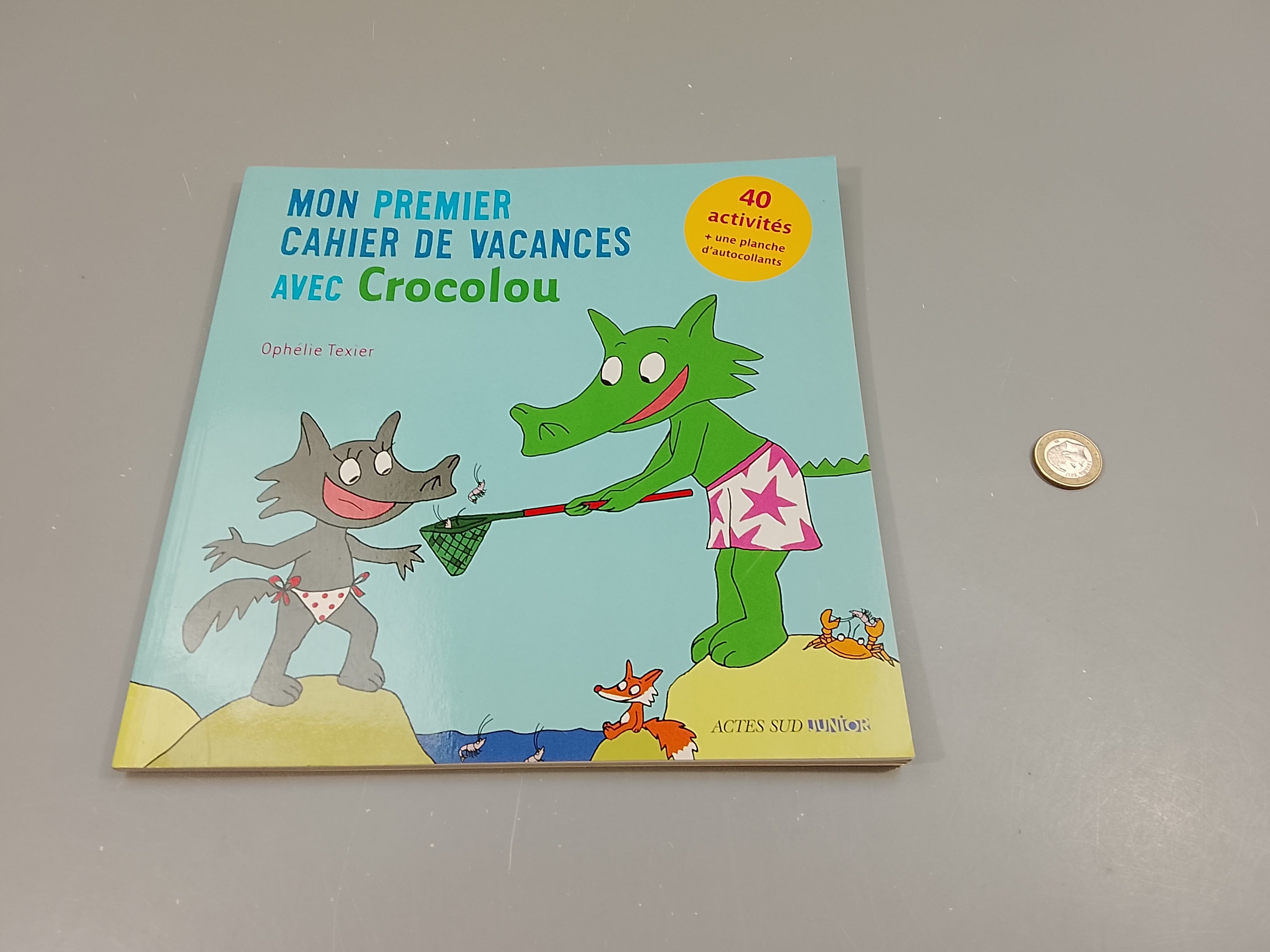 Comme neuf, mon premier cahier de vacances avec Crocolou