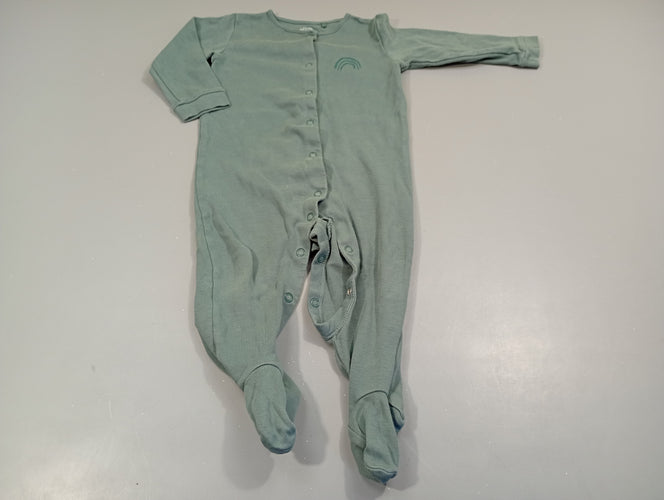 Pyjama jersey  bleu. Arc-en-ciel, moins cher chez Petit Kiwi