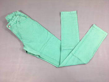 Jeans vert noeud amovible ceinture