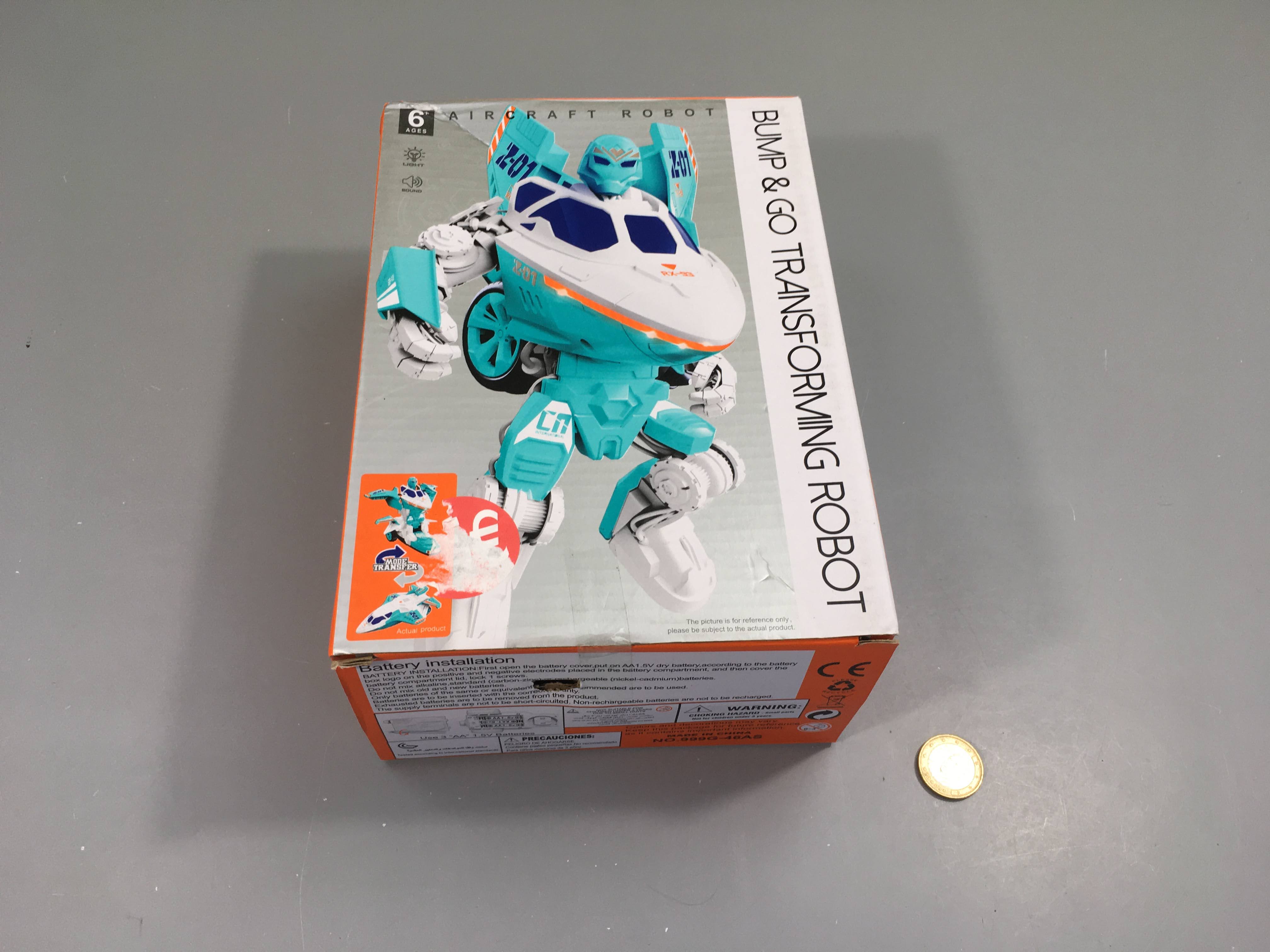 Bump&go transforming robot, 6+ fonctionne