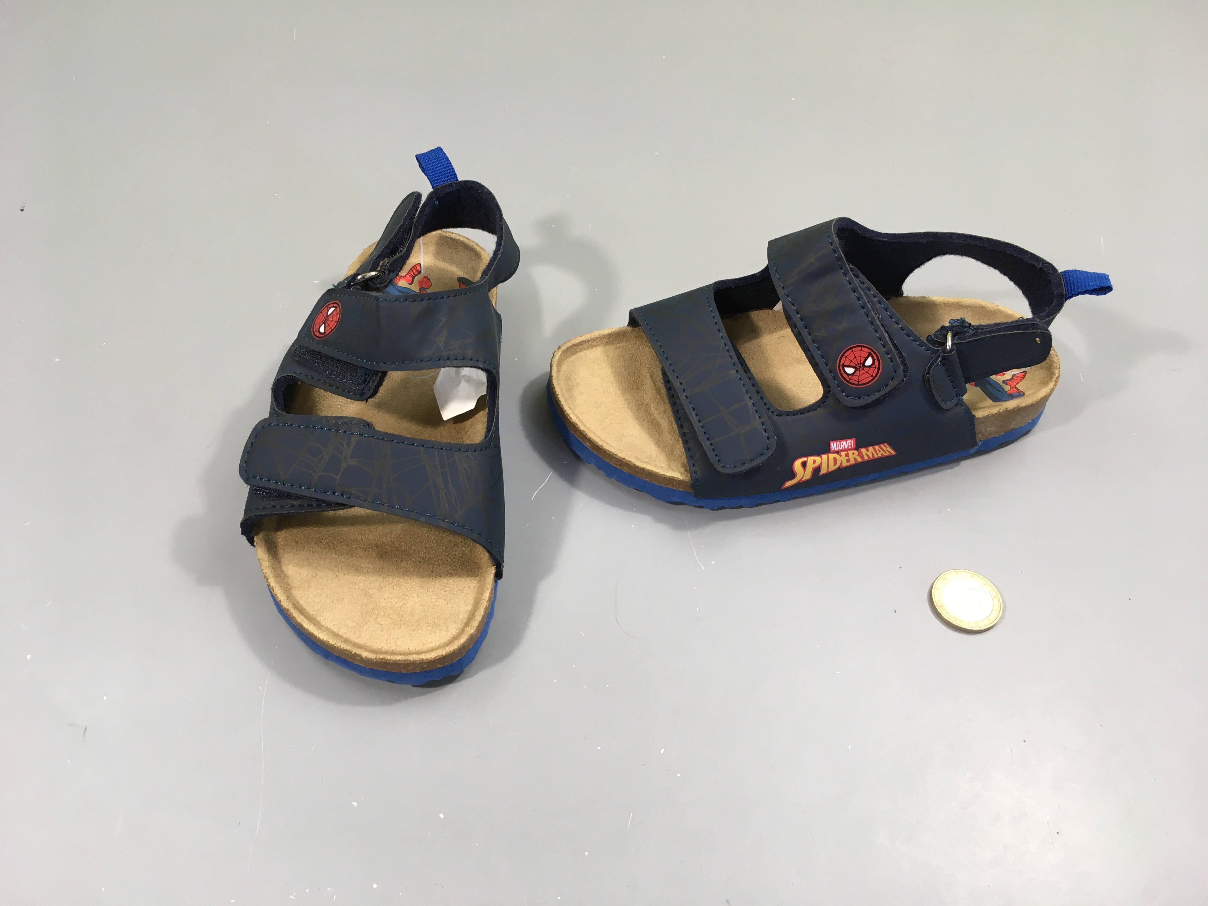 Sandales scratchs bleues Spiderman, 28