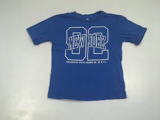 T-shirt m.c bleu new york, moins cher chez Petit Kiwi