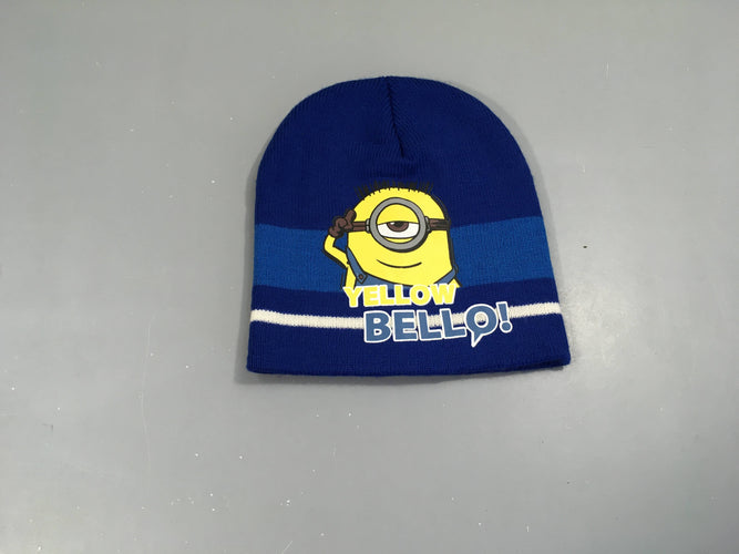 Bonnet bleu Minion yellow bello! 54cm, moins cher chez Petit Kiwi