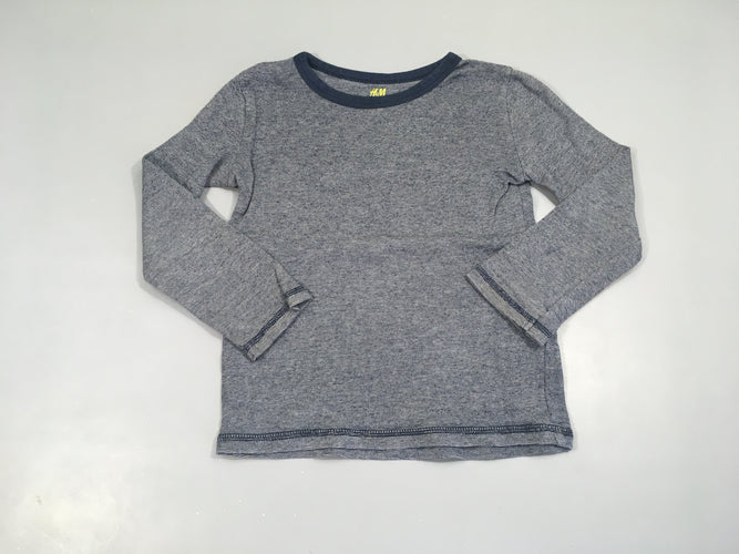 T-shirt m.l bleu foncé rayé, moins cher chez Petit Kiwi