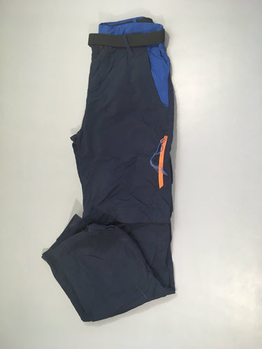 Pantalon de randonnée transformable bleu foncé, moins cher chez Petit Kiwi