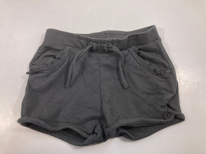 Short jersey noir, moins cher chez Petit Kiwi