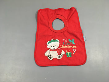 Bavoir pull-over rouge Noël