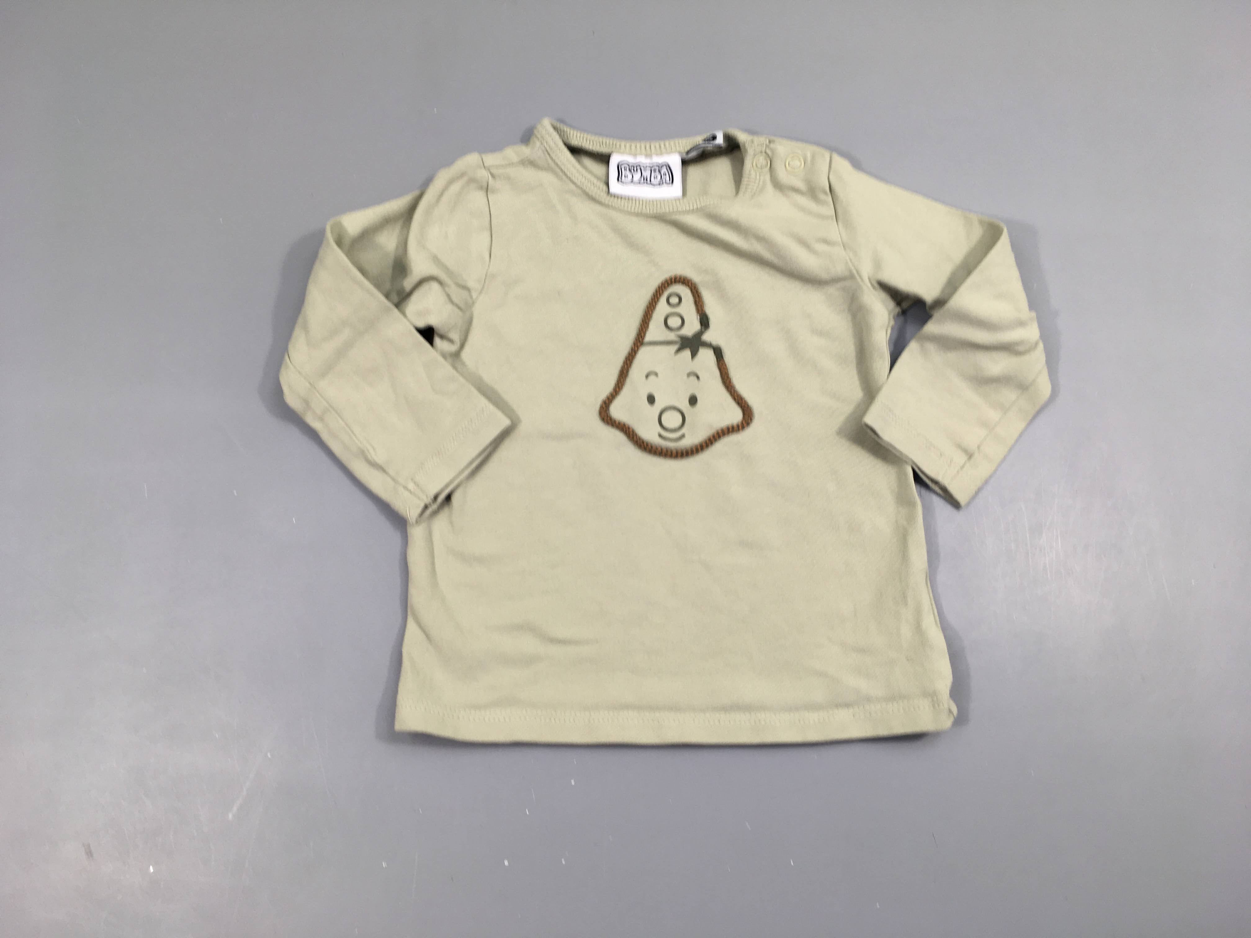 T-shirt m.l kaki clair Bumba